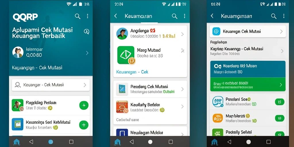 Antarmuka aplikasi QQRP yang memudahkan pengguna untuk cek mutasi.